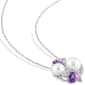 Gemstone Classics™ Rose De France Pearl Cluster Pendant - image 3