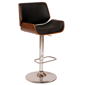 Armen Living London Faux Leather Adjustable Barstool - image 1