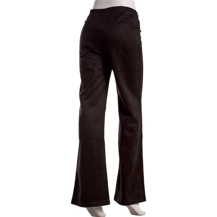 Juniors Love Tree Stretch Suede Stud Flare Pants