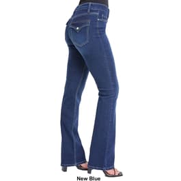 YMI Junior's Classic High Rise Flare Bell Bottom Jeans - Tall Long