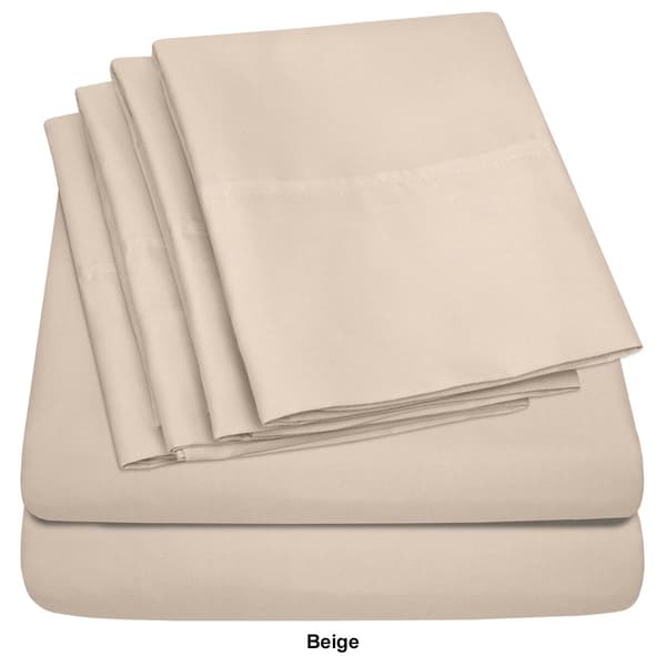 Sweet Home Collection 1500 TC Solid Brushed Microfiber Sheets Set