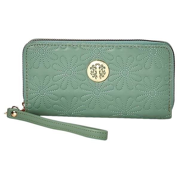 Womens Sasha Floral Quilt Wallet