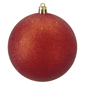 Northlight Red Glittered Shatterproof Christmas Ball Ornament - image 2