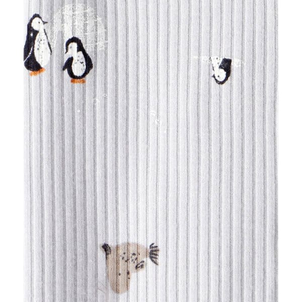 Baby Unisex (NB-9M) Carter''s® Penguin & Seal Ribbed Zip Sleeper