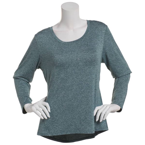 Womens Starting Point&#40;R&#41; Long Sleeve Performance Marled Tee