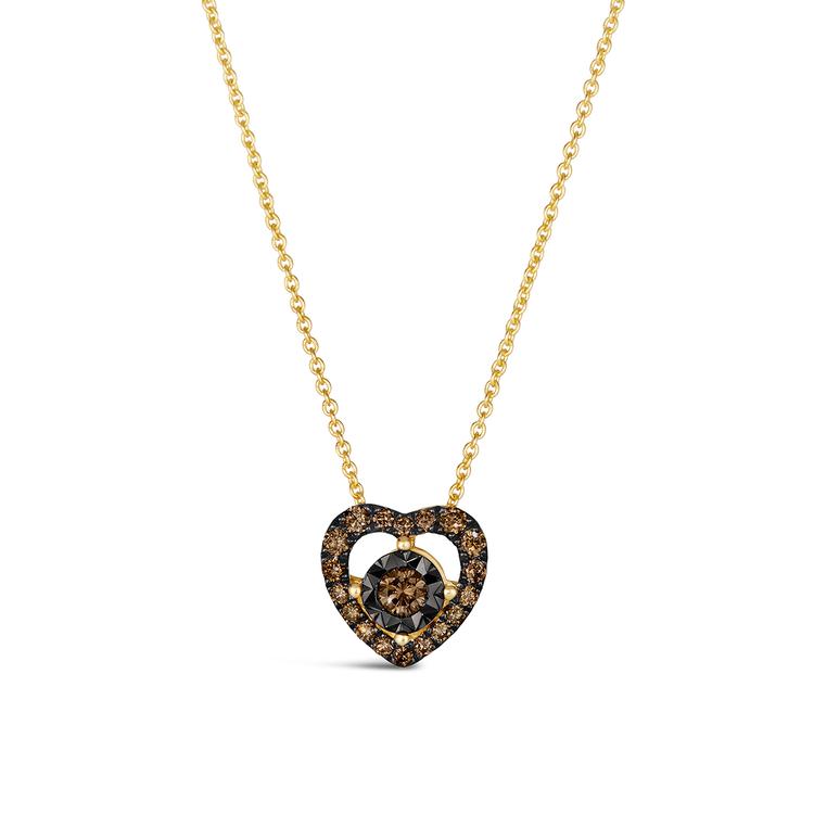 Le Vian Chocolatier(R) Chocolate Diamonds(R) Heart Pendant