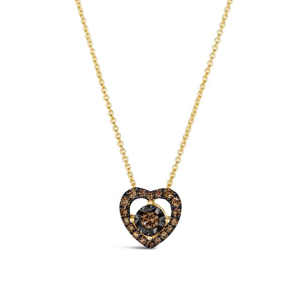 Le Vian Chocolatier(R) Chocolate Diamonds(R) Heart Pendant - image 