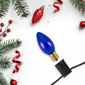Northlight 25pc. Incandescent C9 Blue Christmas Replacement Bulbs - image 2
