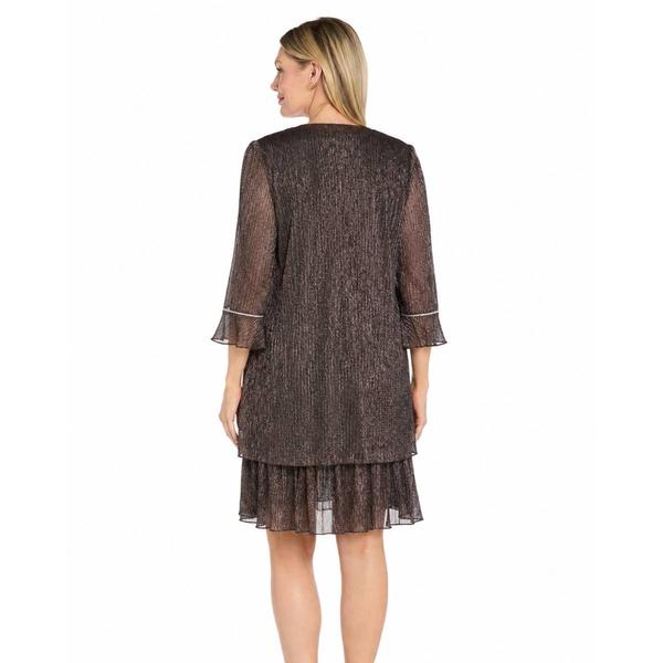 Petite R&M Richards Rhinestone Trim Jacket Dress