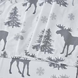 FreshFolds Mountain Ridge Moose Microfiber Sheet Set