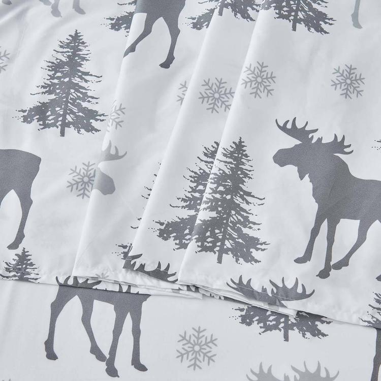 FreshFolds Mountain Ridge Moose Microfiber Sheet Set