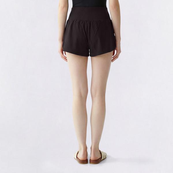 Juniors Love Tree Ribbed Waist Dolphin Shorts