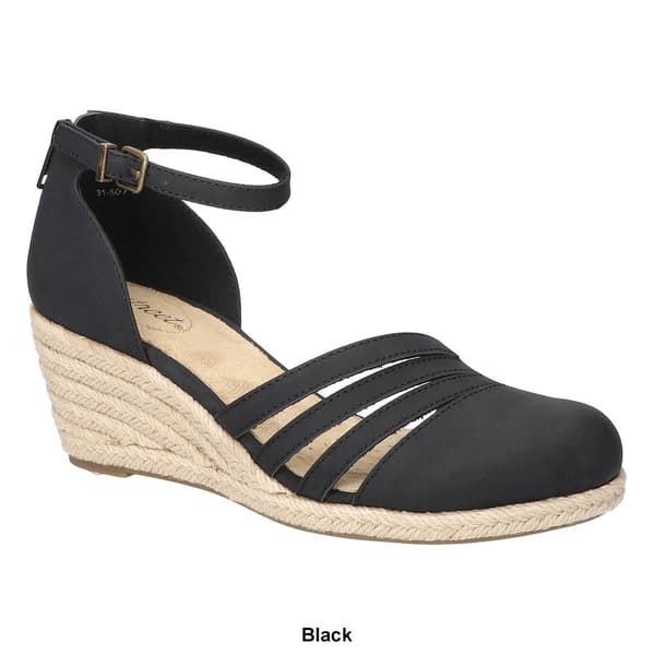 Womens Easy Street Daytona Espadrille Wedges Sandals