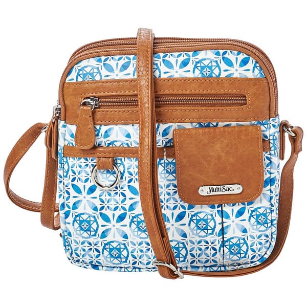 MultiSac N/S Zip Around Geometric Crossbody