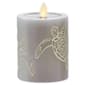 Turtle Moving Flame Pillar Candle - image 1