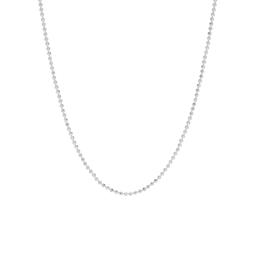 20in. Sterling Silver Bead Chain Necklace