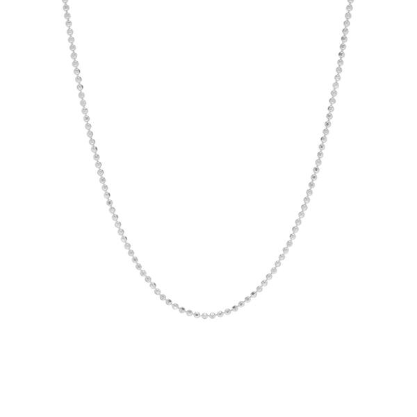 20in. Sterling Silver Bead Chain Necklace - image 