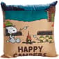 Nourison Peanuts(tm) Happy Camper Decorative Pillow - 18x18 - image 1