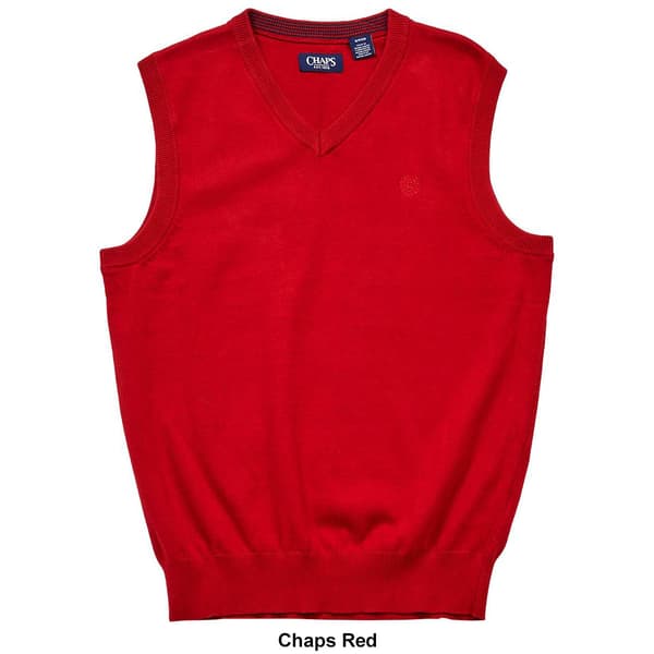 Chaps mens sweater vest best sale