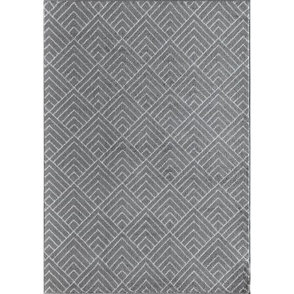 Mason Brooks Azure Deco Geometric Contemporary Area Rug