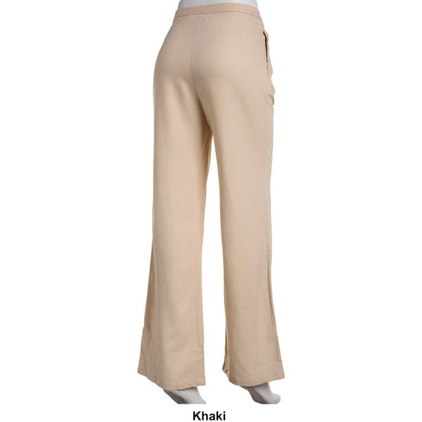 Juniors Love Tree Linen Pleated Wide Leg Pants