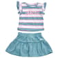Baby Girl (12-24M) Aeropostale Aero/Stripe Skort Set - image 1
