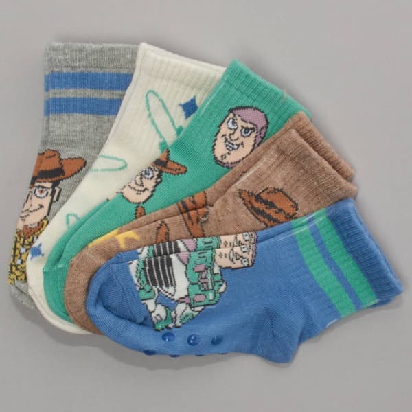 Baby Boy Disney 5pk. Toy Story Crew Socks - image 