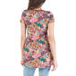 Plus Size 24/7 Comfort Apparel Flared Floral Tunic Top - image 3