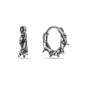 Mens Lynx Stainless Steel Hoop Earrings - image 3