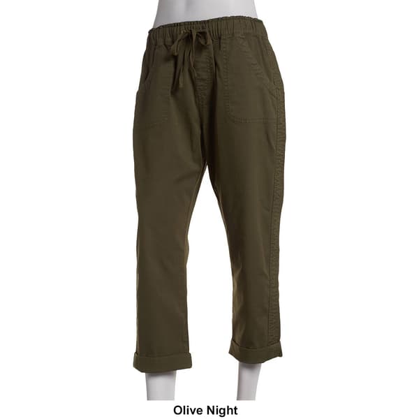 Petite Architect® Garment Washed Capri Pants