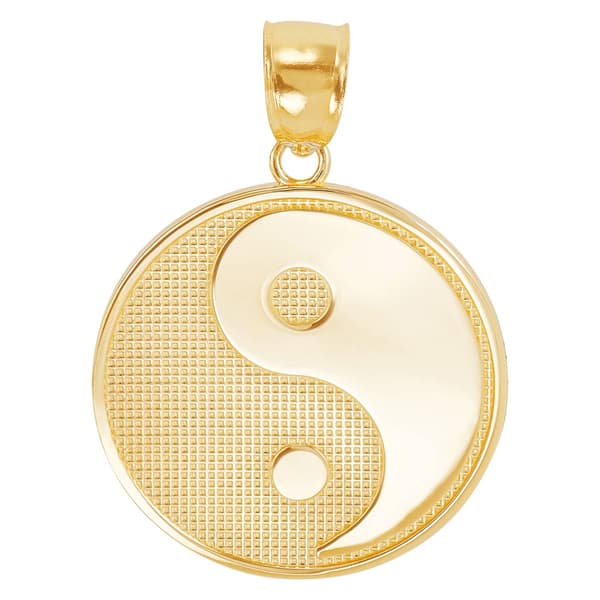 Gold Classics(tm) 10kt. Yellow Gold Polished Ying Yang Pendant - image 