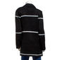 Petite By Design Long Sleeve Notched Stripe Cardigan - image 2