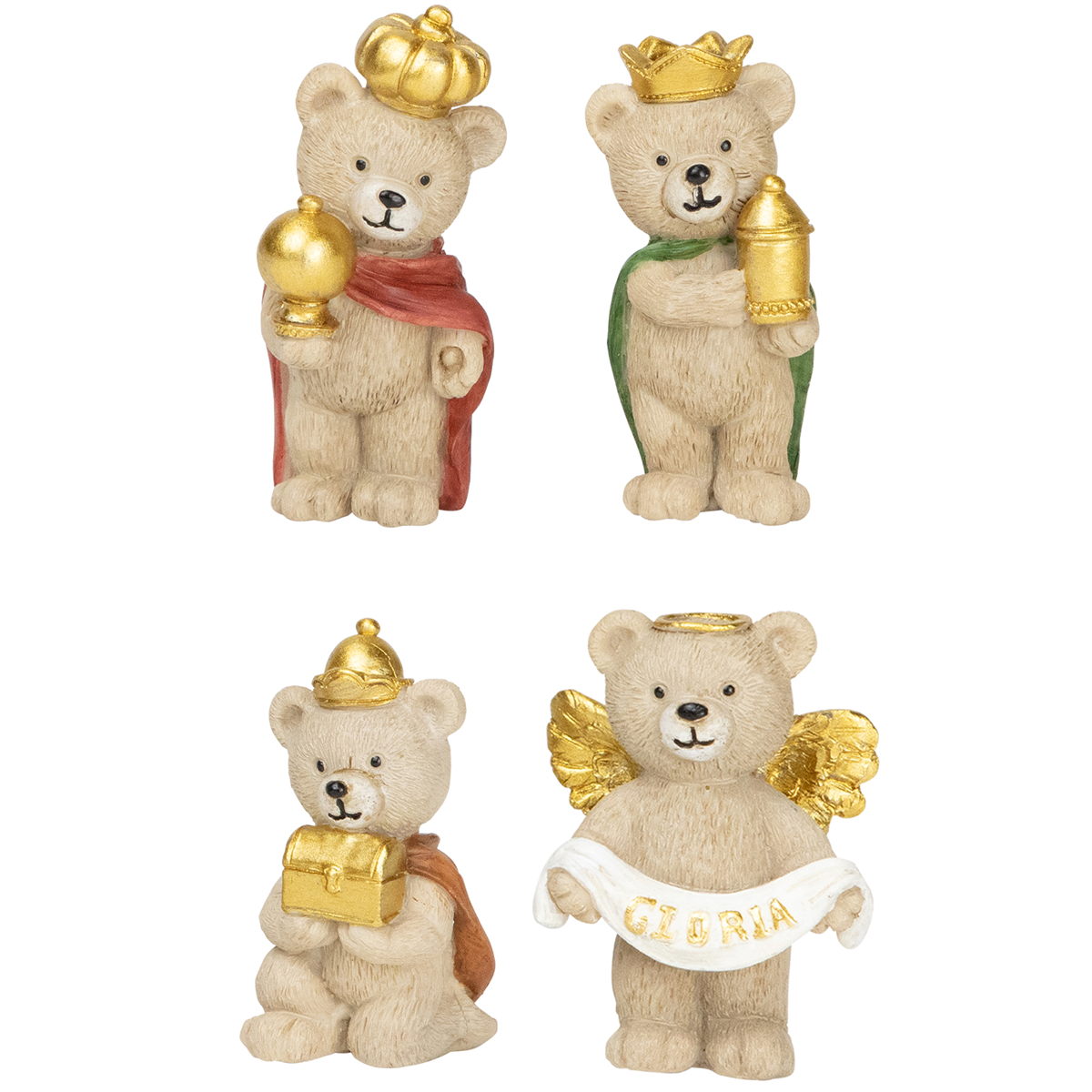 Northlight 8pc. Bears Christmas Nativity Set