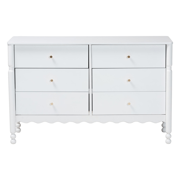 Baxton Studio Hoffman 6-Drawer Dresser