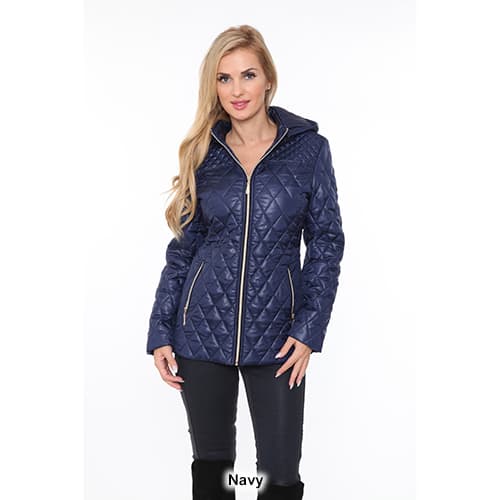 Womens White Mark Puffer Jacket