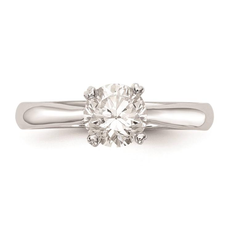 Pure Fire 14kt. White Gold 1ctw. Certified Lab Grown Diamond Ring