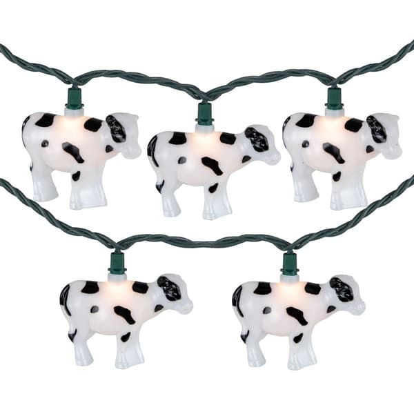 Northlight Seasonal 6ft. Cows Patio Light Set