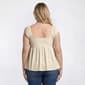 Juniors Plus Derek Heart Fitted V-Neck Baby doll Top - image 2