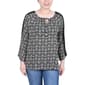 Womens NY Collection 3 Quarter Sleeve With Embroidered Sleeve - image 1