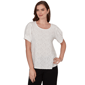 Womens Emaline Enchanted Bloom Short Puff Sleeve Floral Blouse - image 1