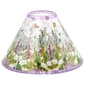 Transpac Purple Flower Crackle Shade - image 1