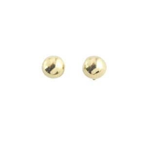Danecraft 24kt. Gold/Sterling Ball Post 5mm Earrings