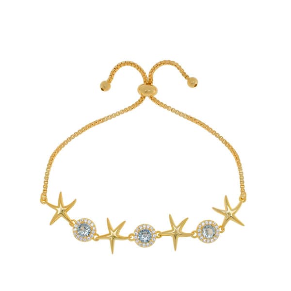 Gianni Argento Starfish Adjustable Bracelet - image 