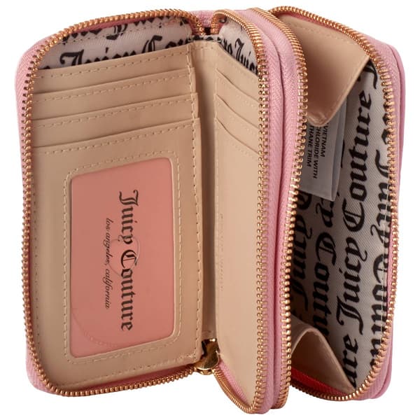 Womens Juicy Couture Summer Garden Double Zip Around Wallet
