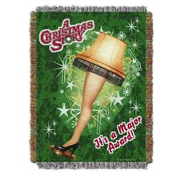 Northwest A Christmas Story Leg Lamp Woven Tapestry Throw