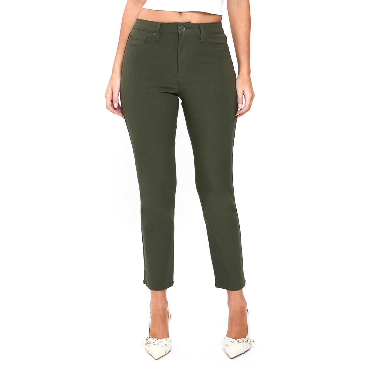 Juniors YMI(R) Hyperstretch High Rise Straight Leg Jeans
