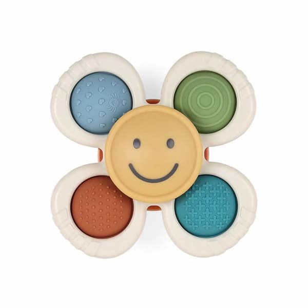 Baby Unisex Itzy Ritzy(R) Pop & Whirl(tm) Smiley Face Fidget w Suction - image 
