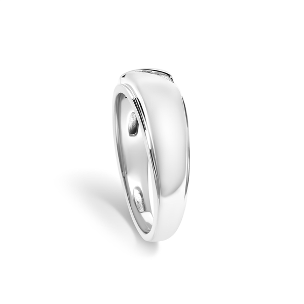 Mens Haus of Brilliance 1/6ctw. 3 Stone Diamond Band Ring