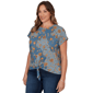 Plus Size Skye’s the Limit Key Items Cap Sleeve Floral Blouse - image 3