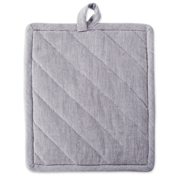 DII® Solid Chambray Pot Holders - Set of 2